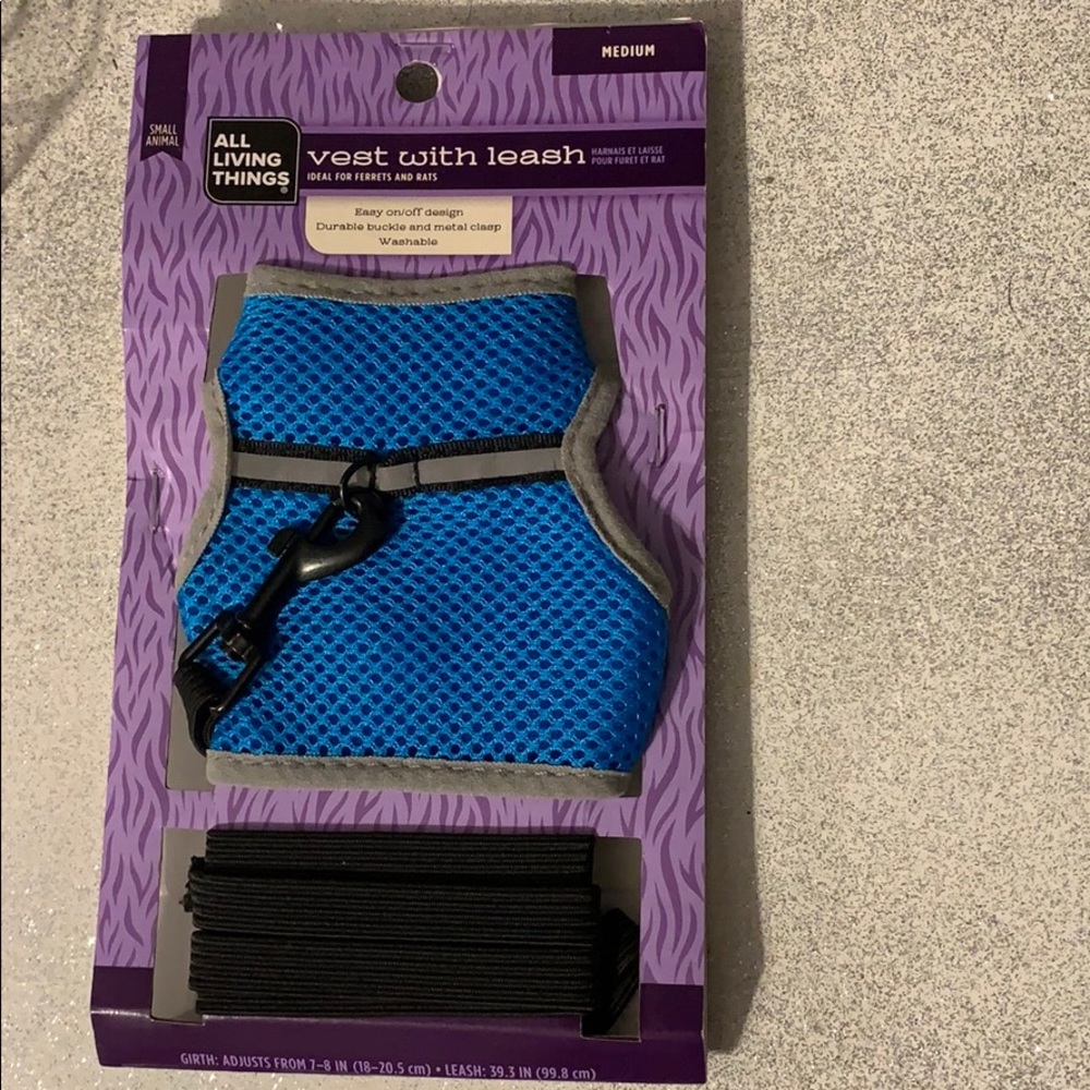 Rodent harness with Leash